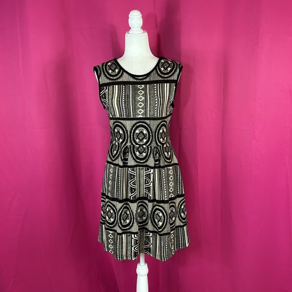 Aryeh patterned fit and flare dress, size‎ med
